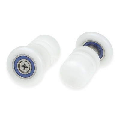 Rolki pojedyncze do szyb 6 mm, fi 27 mm (2 szt.)