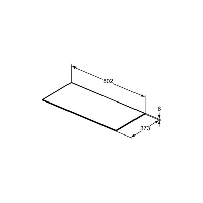 CONCA BLAT CERAM. 80X37 CM STN BC/NC