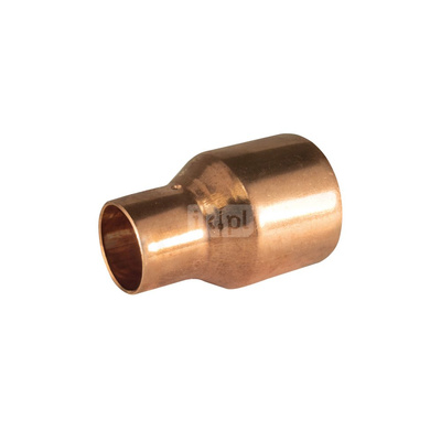 Nypel UNIPAK redukcja, miedź, 18 mm x 15 mm (lut wewnętrzny x lut zewnętrzny)