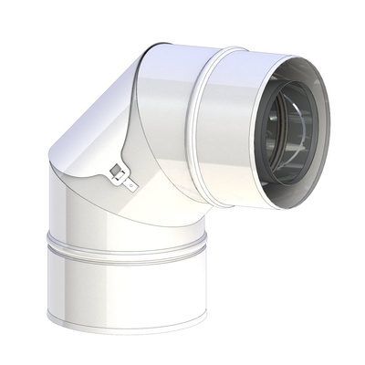 Kolano sztywne 87st. fi130/180mm z rewizją z uszczelką