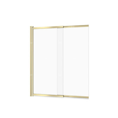 PARAWAN NAWANNOWY LARGA ZŁOTY MAT DWUSKRZYDŁOWY 140X115 PRZES TRANS