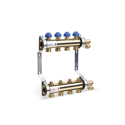 Rozdzielacz bez przepływ., mosiądz prof., powrót góra M 30x,18 HKV510,5 OUTLET HEAT.CIRC. MANIFOLD COD. IMPEGNATO DA EXPORT CATALOGUE