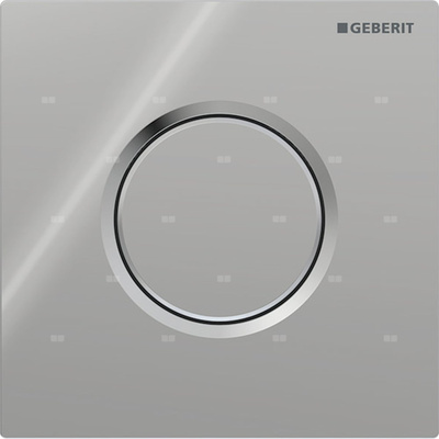 Przycisk uruchamiający Geberit typ 01 do systemu spłukiwania pisuarów z pneumatycznym uruchamianiem spłukiwania, okrągły: Chrom błyszczący
