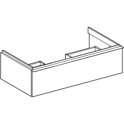 Szafka pod umywalkę GEBERIT iCon, 1 szuflady, kolor lava szer.88.8mm