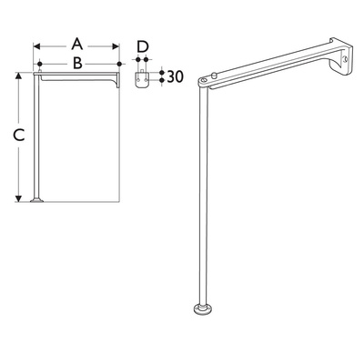 NOGI 350MM & 355MM WSPORNIKI