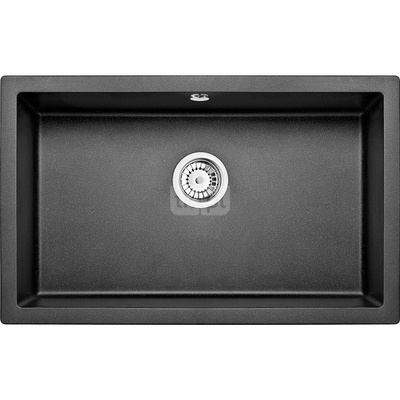 Komora podblatowa corda grafit metalik granit 800x500x204 3,5" + osprzęt space-saver nero