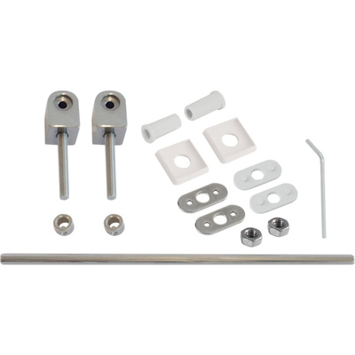 Zestaw zawiasów Geberit Renova Comfort do deski sedesowej, mocowanie od dołu (2 szt.)