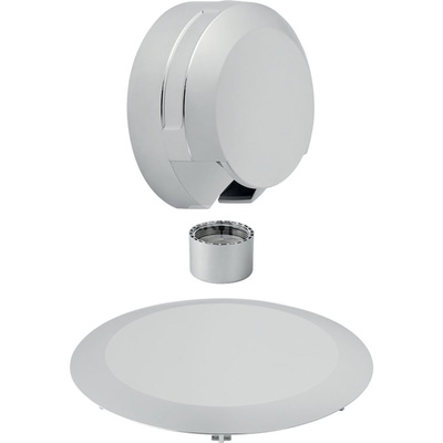 Zestaw wykończeniowy Geberit do zestawu odpływowo-przelewowego do wanien i brodzików ze zdalnym uruchamianiem i dopływem, d90: Chrom błyszczący