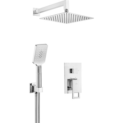 Komplet podtynkowy natryskowy anemon chrom