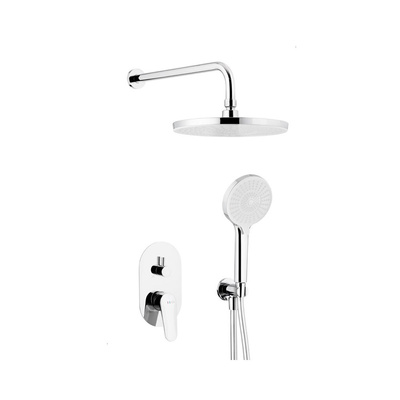 OTAVA ZESTAW NATRYSKOWY PODTYNKOWY Z BATERIĄ 2 FUNKCYJNĄ, CHROM