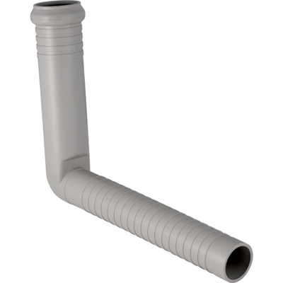 Kolanko przelewowe Geberit: d=32mm, Szary granit