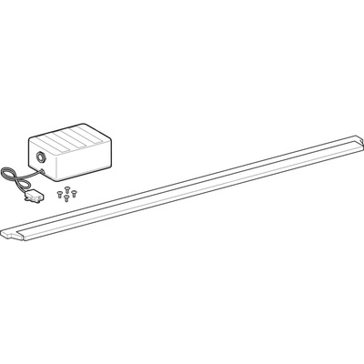 Zestaw listew oświetleniowych Geberit do dolnej szafki pod umywalkę: Szerokość umywalki=140cm