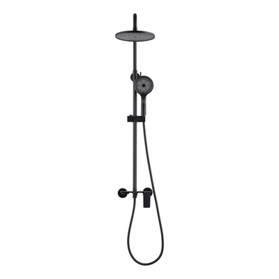 Deszczownica Prysznicowa Zestaw Prysznicowy z Baterią INVENA RIKIA Czarny