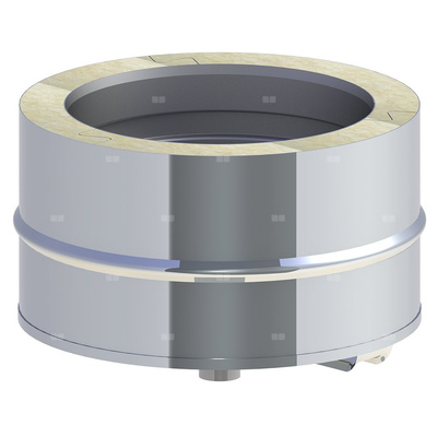 Naczynie na sadze z izlolowaną miską kondensacyjną fi 180mm (1,0) odpływ w dół