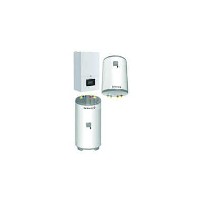Pakiet - Kocioł gazowy jednofunkcyjny DE DIETRICH MCR4 32 kondensacyjny wiszący 3.8 - 34.9 kW + Zasobnik c.w.uAQUAvie150