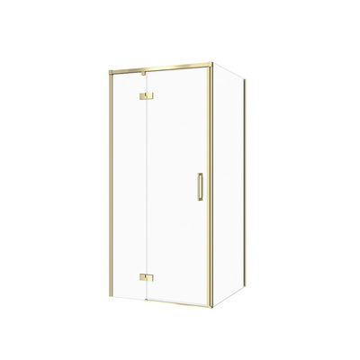 SET C269 KABINA LARGA ZAWIAS LEWA ZŁOTA MAT 80X90X195 SZK TRANS WIR