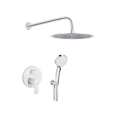 Zestaw podtynkowy z baterią podtynkową 2-funkcyjną Verso chrom