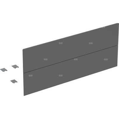 Zestaw frontów szuflad (2 szt.) do dolnej szafki pod umywalkę z dwoma szufladami GEBERIT ONE, kol. lava matowy szer.1200 mm