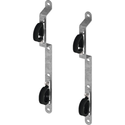 TECE Podwójny uchwyt do rodzielacza 3/4 '' i 1''