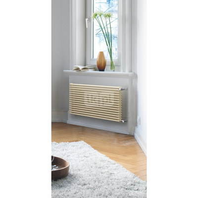 Grzejnik Zehnder Kleo KLV-120 - 12 Elem., Kolor Biały (RAL 9016), Typ złącza Code 3470, Zintegrowane konsole naścienne C5, Ilość zest naściennych 4
