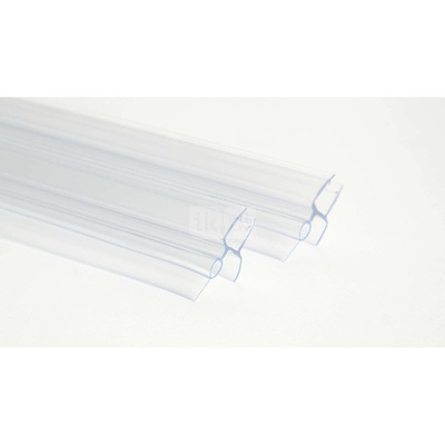 Kpl. uszczelek dolnych na szyby ruchome (2 szt.), transparentne, do szyb 6 mm, długość 790 mm, (seria kerria)