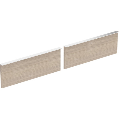 Zestaw frontów szuflad do dolnej szafki pod umywalkę GEBERIT iCon, kol. dąb szer.1200 mm