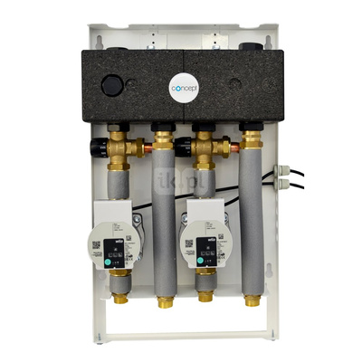 Zestaw Concept by Womix MIX-BOX 5 z dwoma grupami GP-TC MIX BOX 20 z pompami Grundfos UPM3 AUTO L 15-70
