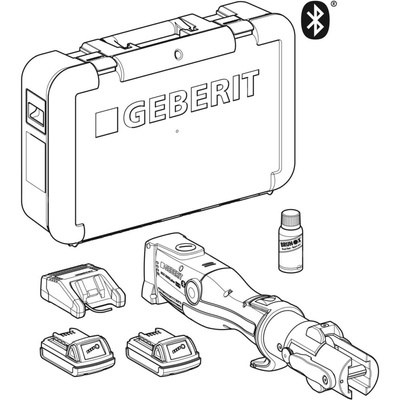 Zaciskarka GEBERIT ACO 203XL (akumulator) 12-108 mm 18 V + walizka + ładowarka