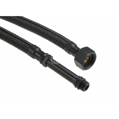 Wężyki przyłączeniowe 3/8 na m10 długość 40 cm, 2 szt., nero