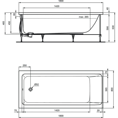 CONNECT AIR WANNA 180X80 Z PANELAMI
