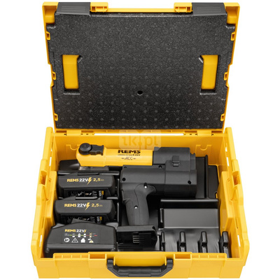 REMS Akku-Press E 22V ACC Basic-Pack L-Boxx +Aku. 2,5 Ah