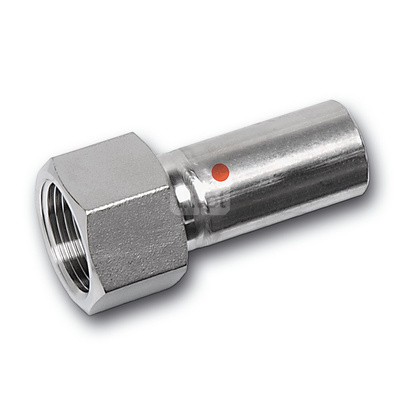 Przejściówka SANHA NiroTherm Press, stal nierdzewna, 22 mm x 3/4'' (zz x GW)