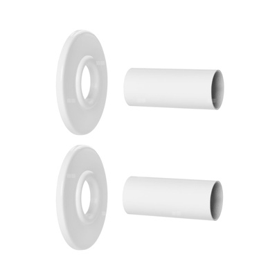 Grzejnik łazienkowy drabinkowy biały z akcesoriami