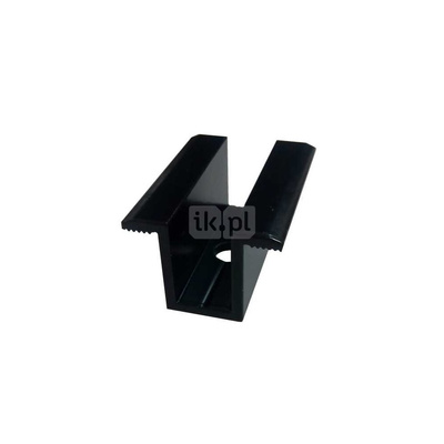 Klemy środkowe 12kpl czarna