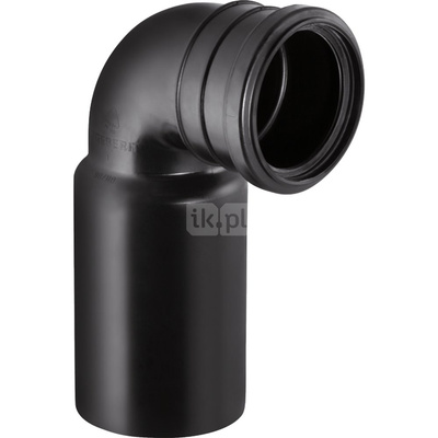 Kolano odpływowe PE do WC d90/90