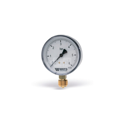 Manometr radialny 1/4" M1-ABS 50 0-6 G1/4B /C+QK+QL WATTS INDUSTRIES