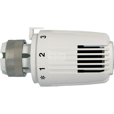 Głowica termostatyczna prosta HERZ D, zakres reg. 8-28'C, kolor biały