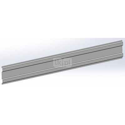 Wiatrownica trapezowa L2460 (2460x285x0,5)