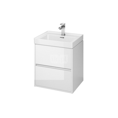 SET B103 CREA 50 BIAŁY ZMONT (SZAFKA + UMYWALKA) WIR