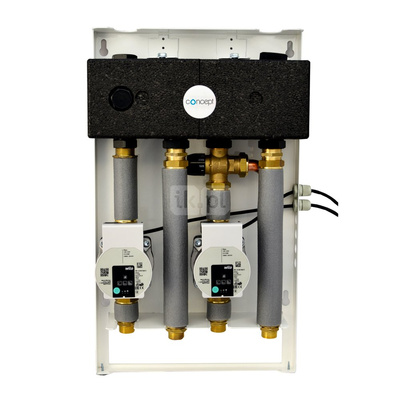 Zestaw Concept by Womix MIX-BOX 2 - grupy GP MIX BOX 20 i GP-TC MIX BOX 20 z pompami WILO Yonos Para 15/6