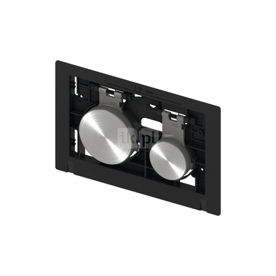 TECEloop - płytka z przyciskami - przyciski - efekt optyczny stali nierdzewnej szczotkowanej "anti-fingerprint"