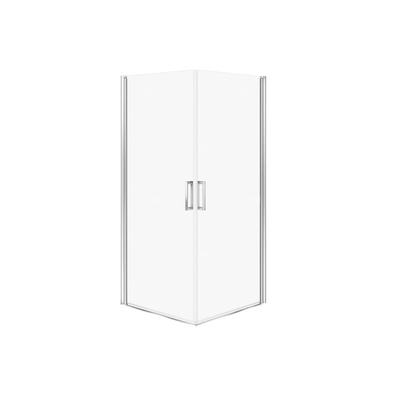 SET C380 KABINA MODUO KWADRATOWA 2 DRZWI PEŁNE 80X80X195 WIR