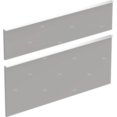 Zestaw frontów szuflad do dolnej szafki pod umywalkę GEBERIT iCon, kol. platynowy szer.900 mm