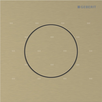 Pneumatyczny zawór spłukujący Geberit do pisuaru, ręczny, Typ 40, stal nierdzewna mosiądz, okrągły