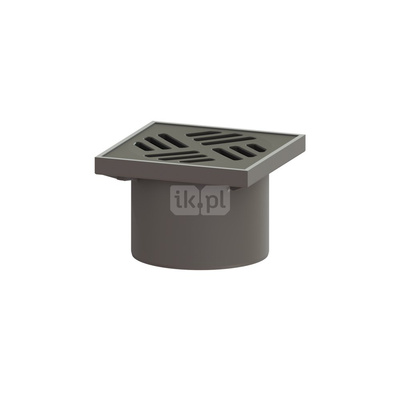 Kratka KESSEL kwadratowa abs 138x138mm do wpustu