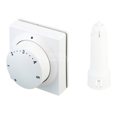 Głowica termostatyczna prosta do zaworów do instalacji grzewczych DANFOSS, zakres reg. 28 … 8'C, przyłącze Click 22, kolor biały (RAL9016), zabezpieczenie przed zamarzaniem