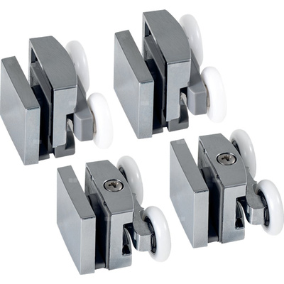 GEO zestaw rolek do drzwi, górne i dolne, 4 szt.