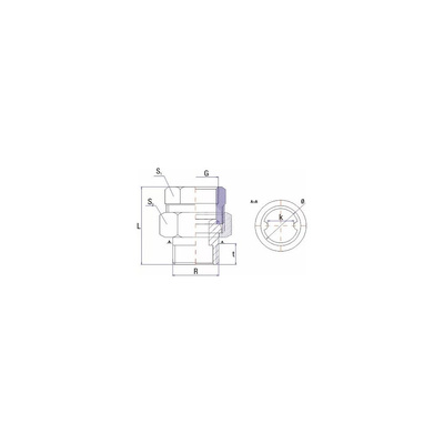 Złączka UNIPAK 0R43410142, 3/4'' (GW x GZ)