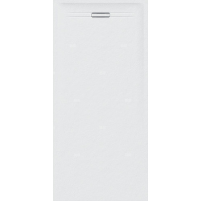 Brodzik prostokątny Geberit Sestra: 180x90x4cm, Biały / Struktura łupka