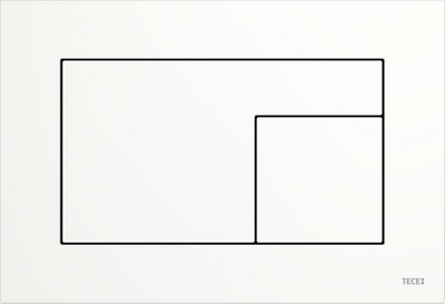 Przycisk spłukujący do WC TECEVELVET biały (Bianko Kos) 9240735